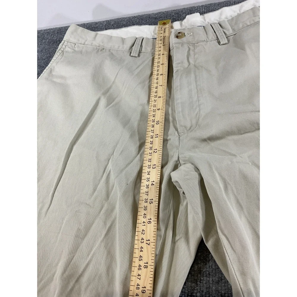 Polo Ralph Lauren Pants 42x32 Khaki Beige Relaxed Fit 100% Cotton Chino Casual M
